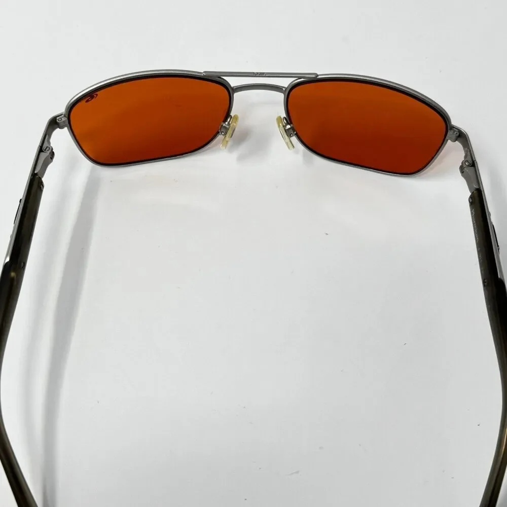 Vintage Bollé Pharmium 3 911 246 022 Matte Silver Citrus Sunglasses